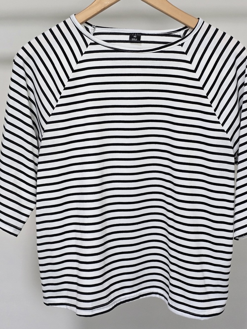 Striped Black and White Women’s Top